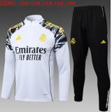 Chándal Real Madrid 2025/26 ( White II Half Zip) - NIÑOS